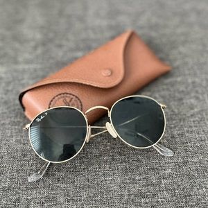Rayban - Polarized Round Metal Sunglasses